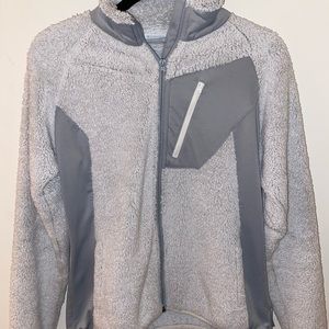 ⭐️Colombia white fleece jacket